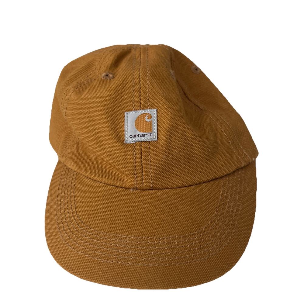 Carhartt Childs Brown Duck Baseball Cap Hat One Size Infant Baby